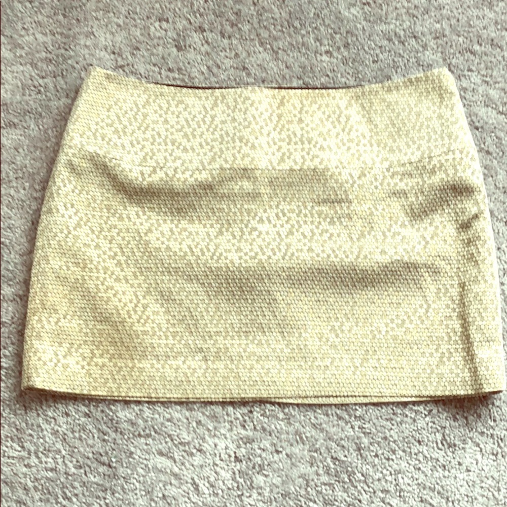 Sexy gold mini skirt. Only worn once.